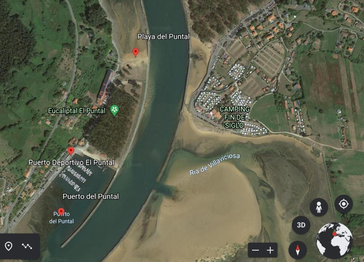 Playa Del Puntal Villaviciosa Asturias Lujo Primera Linea Playa Eksteriør bilde