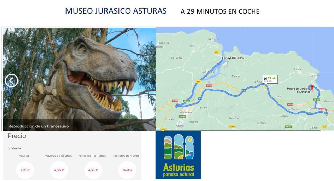 Playa Del Puntal Villaviciosa Asturias Lujo Primera Linea Playa Eksteriør bilde