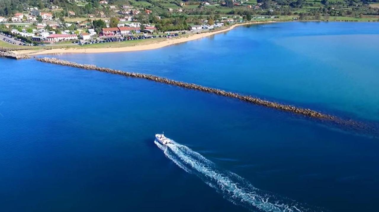 Playa Del Puntal Villaviciosa Asturias Lujo Primera Linea Playa Eksteriør bilde