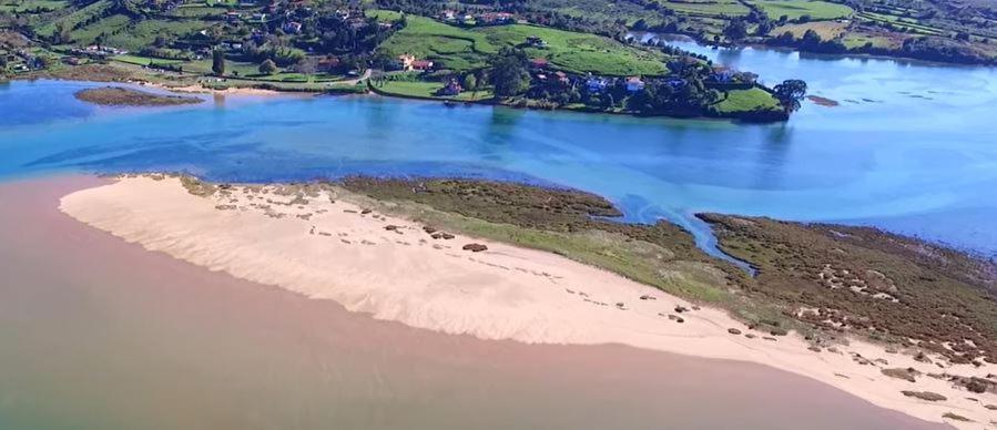 Playa Del Puntal Villaviciosa Asturias Lujo Primera Linea Playa Eksteriør bilde